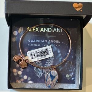 Alex And Ani Guardian Angel Bracelet Rose Gold Color - NWT & Box - 2017